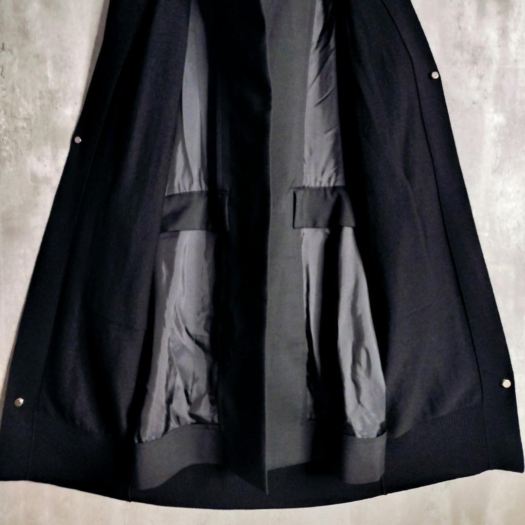 美品★sacai Suiting Mix レイヤード ドッキングスプリングコート