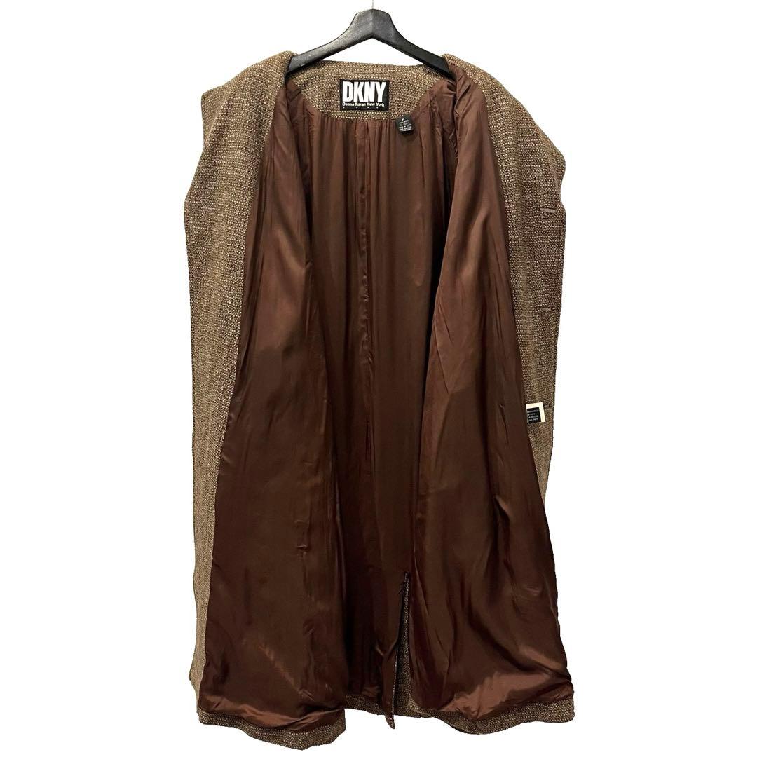 90s DKNY ウールロングコート 名作 初期 本人期 レア