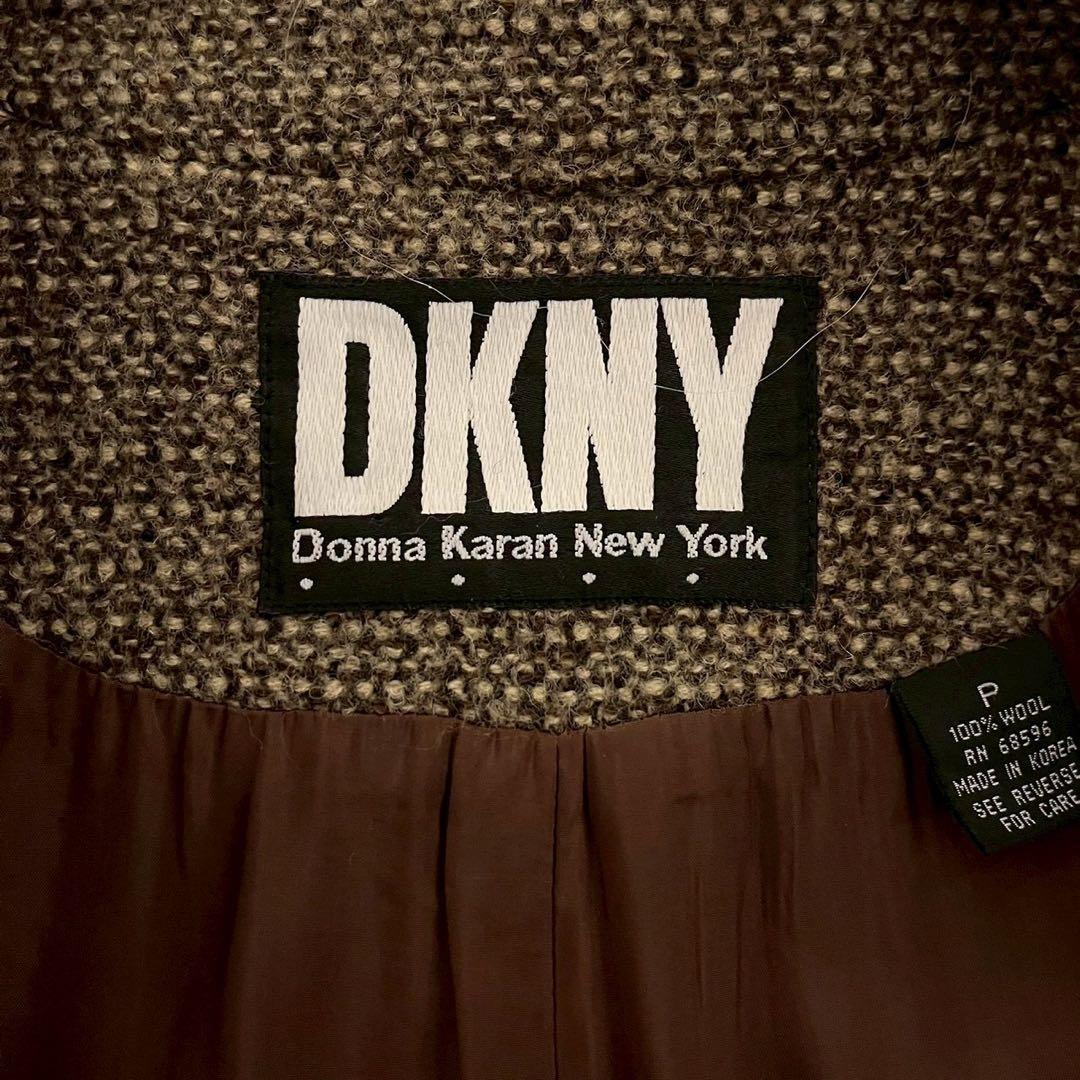 90s DKNY ウールロングコート 名作 初期 本人期 レア