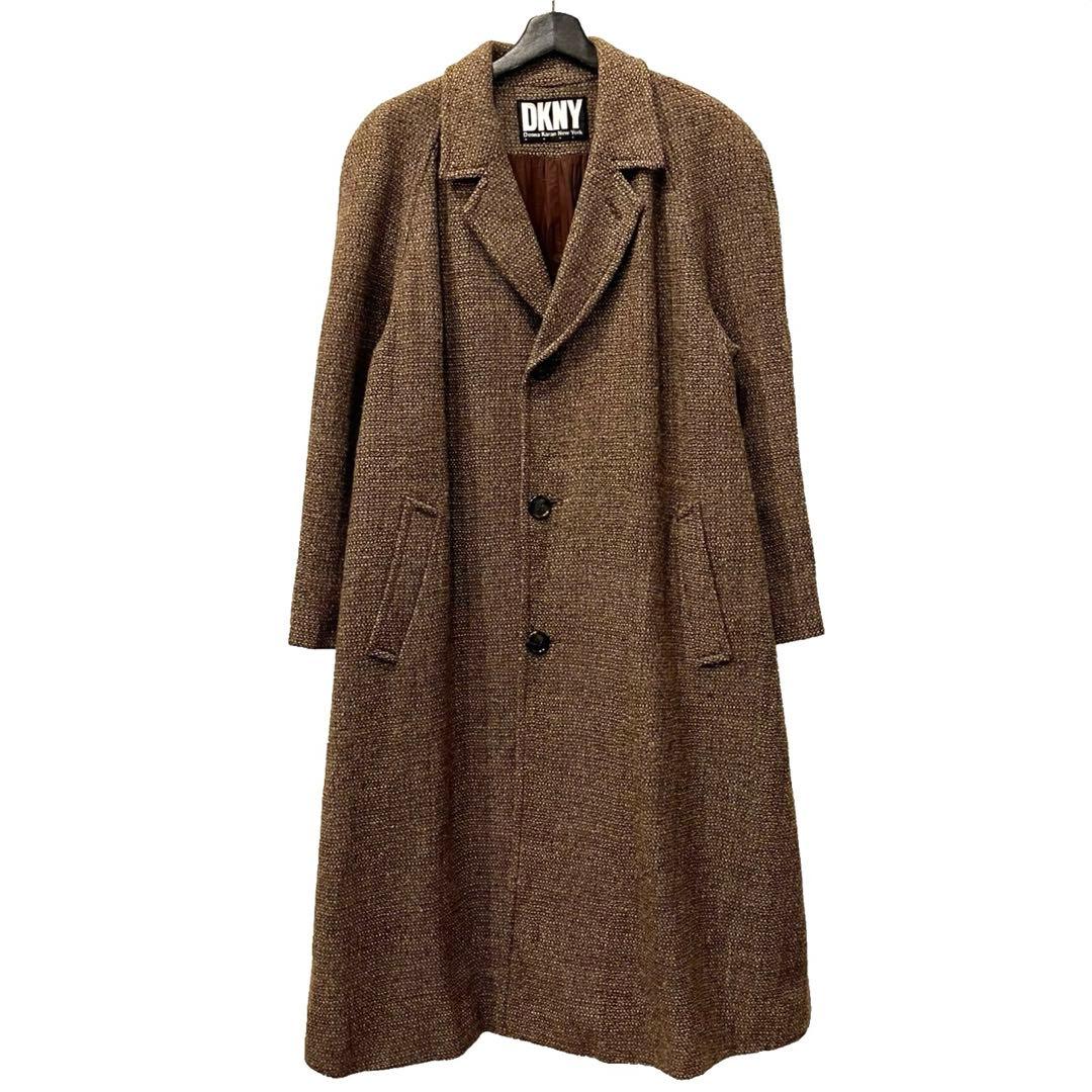 90s DKNY ウールロングコート 名作 初期 本人期 レア