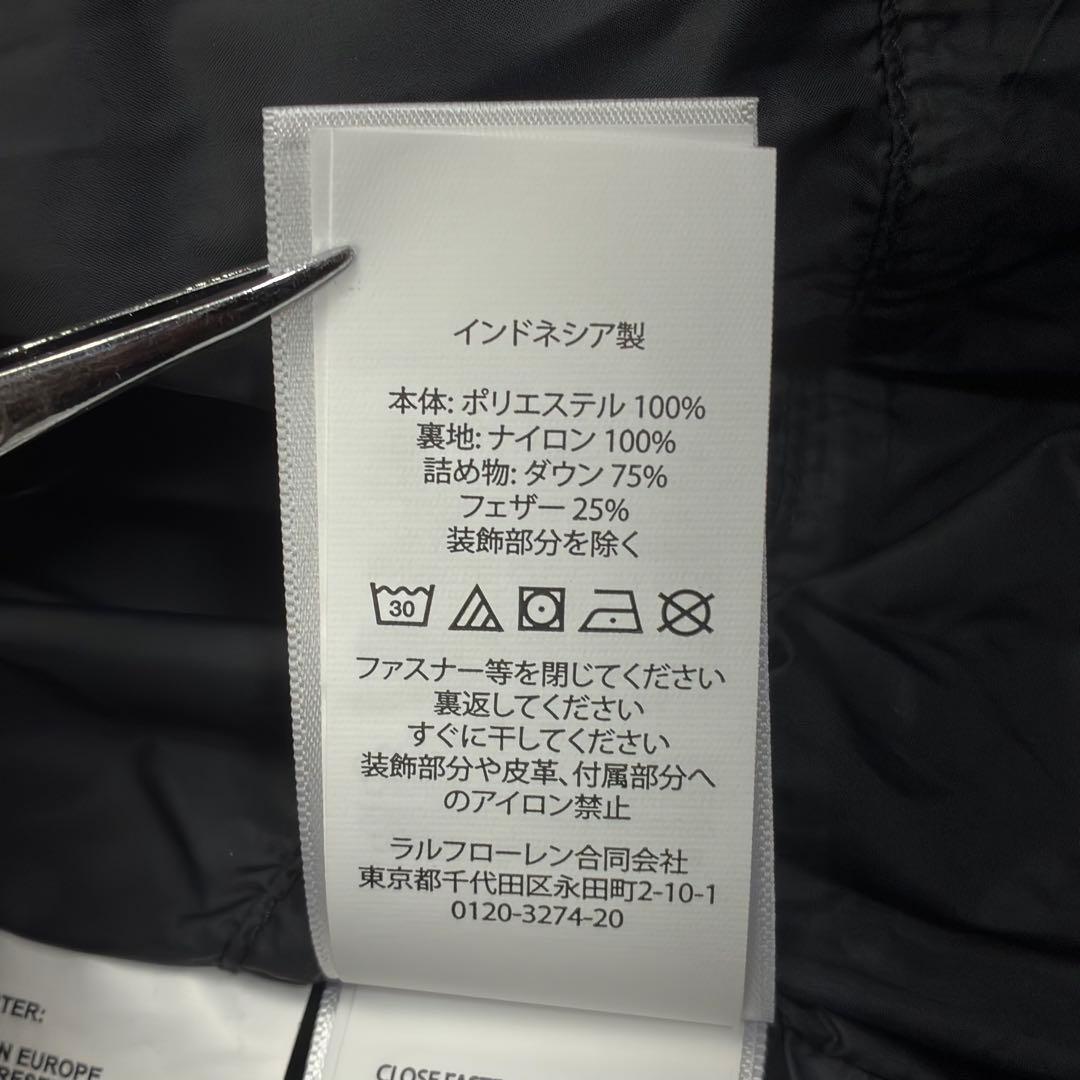 未使用 POLO RALPH LAUREN ダウン ベスト グレー XXL