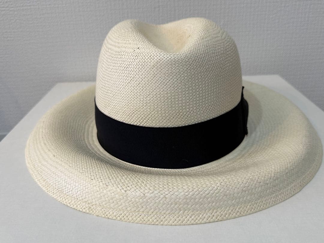 新品「Borsalino」のパナマハット　レディース箱付き