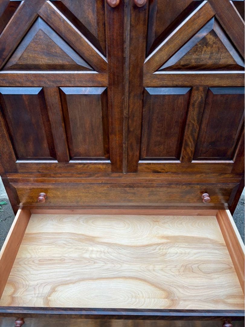 【格安出品】松本民芸家具 高級家具 ワードローブ 洋服箪笥