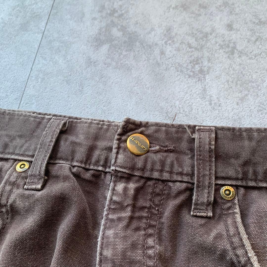 【雰囲気抜群】Carhartt ペインターパンツ フェード USA ダブルニー