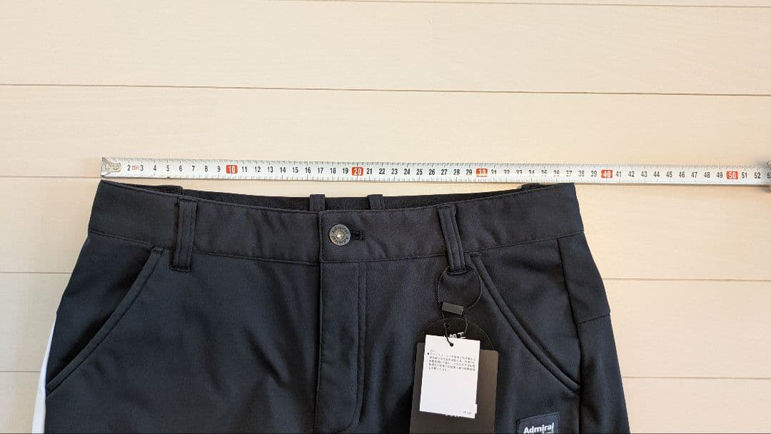 新品タグ付き Admiral ボンディングパンツ 撥水ストレッチ　裏起毛
