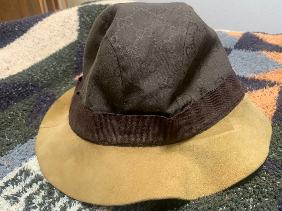 GUCCI ハット スエードLサイズ美品