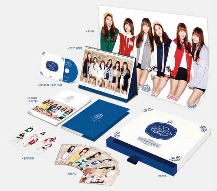 GFRIEND 2017 公式 SEASON'S GREETINGS