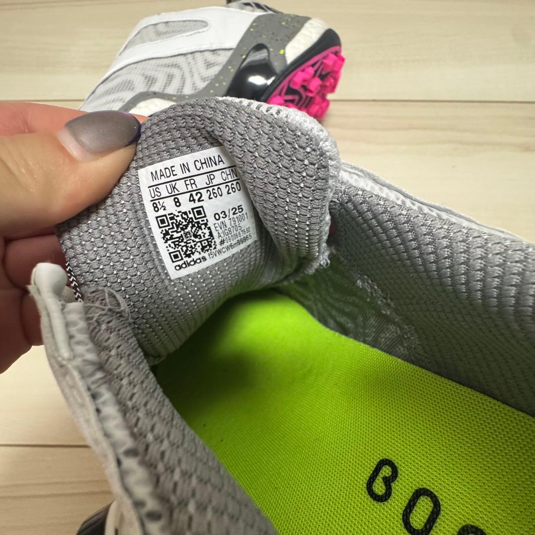 アディダスゴルフ　コードカオス25ボア　26サイズ