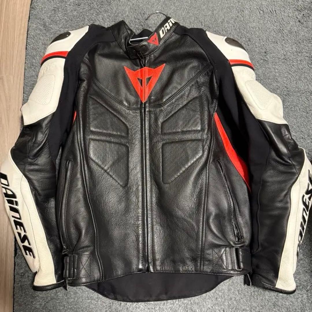 ダァちゃん　DAINESE 革ツナギ　上下セパレート　サイズ48