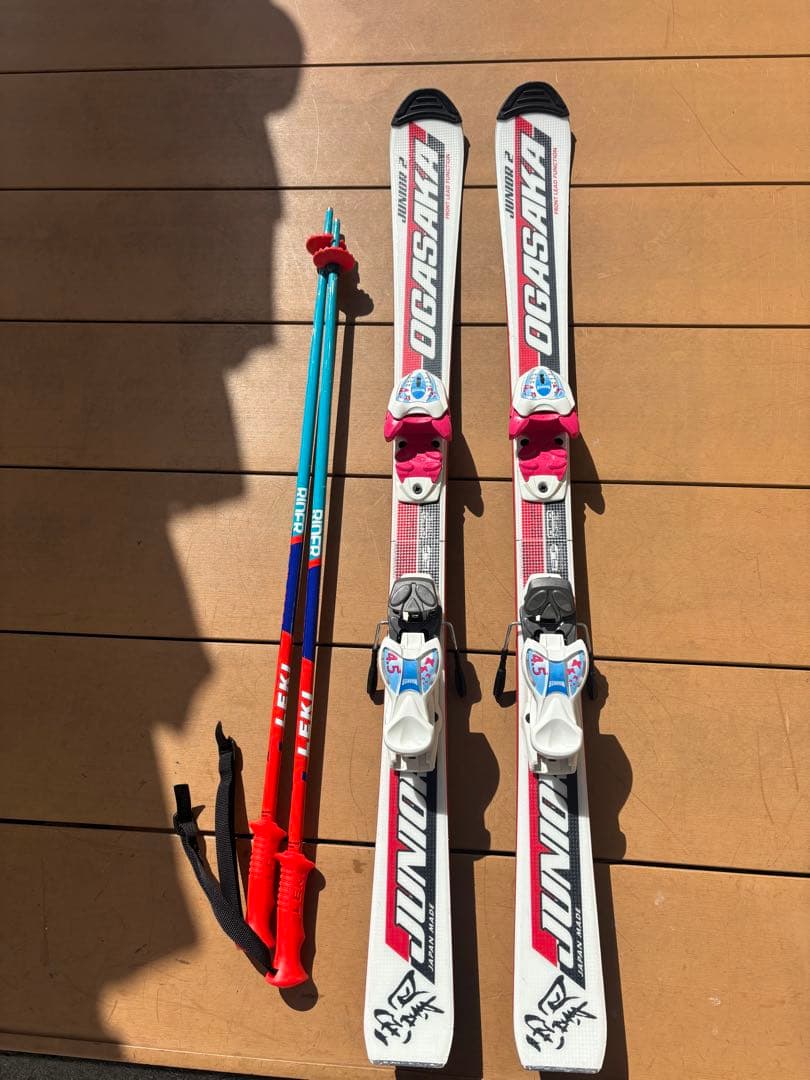 オガサカ　junior2 110cm LEKI 85cm セット