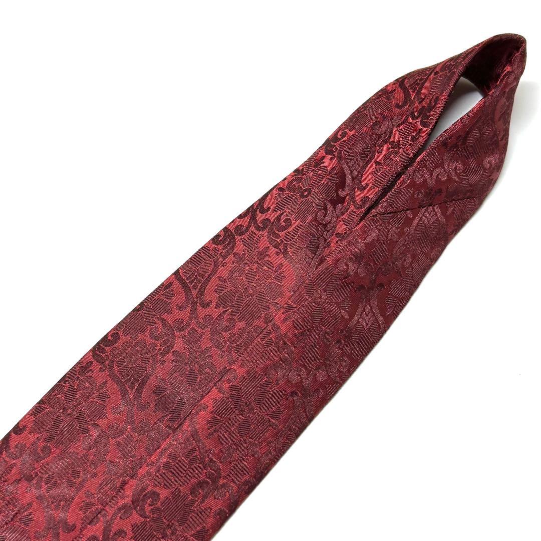 【未使用に近い✨】DOLCE&GABBANA ネクタイ 花柄 ジャガード ナロー