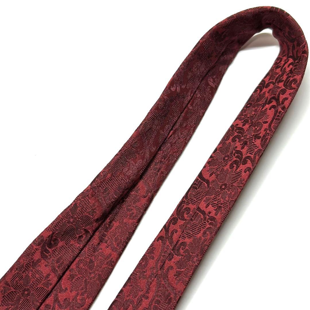 【未使用に近い✨】DOLCE&GABBANA ネクタイ 花柄 ジャガード ナロー