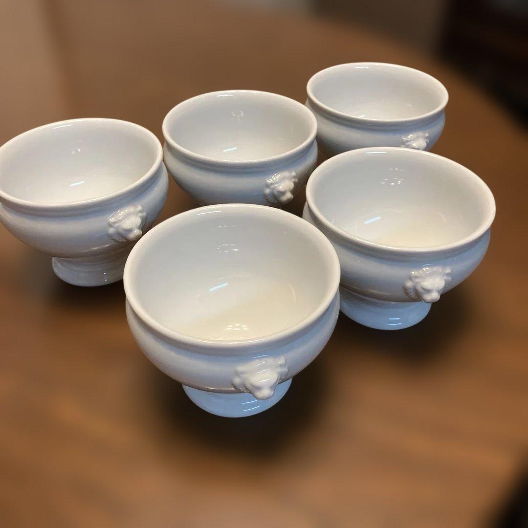 ライオンヘッド　スープカップ　5客セット