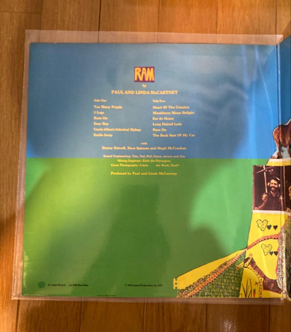稀少UKオリジナル2桁RamラムPaul McCartneyビートルズレコード