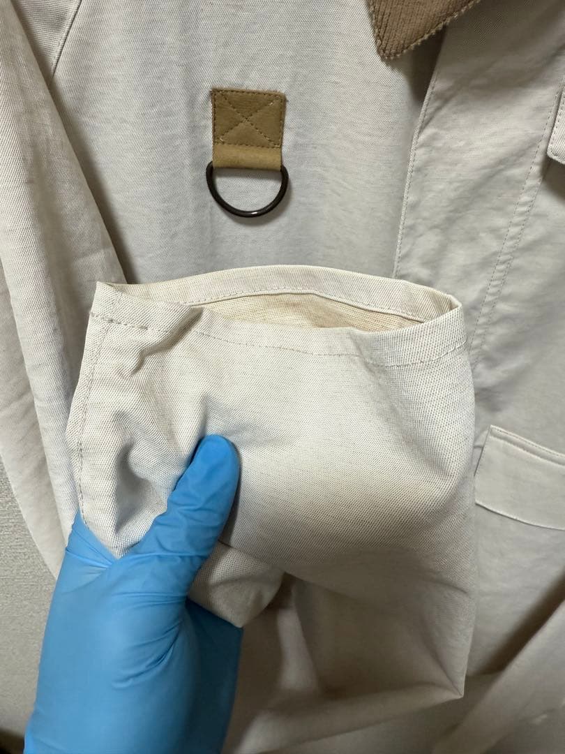 【極美品】 Barbour ベージュカバーオール 定価42,000円