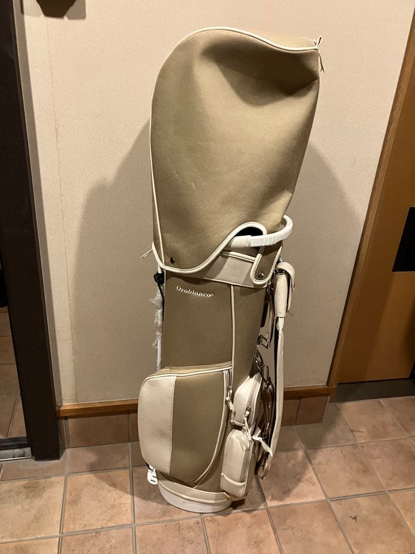 Orobianco ホワイト キャディバッグ【ほぼ新品】