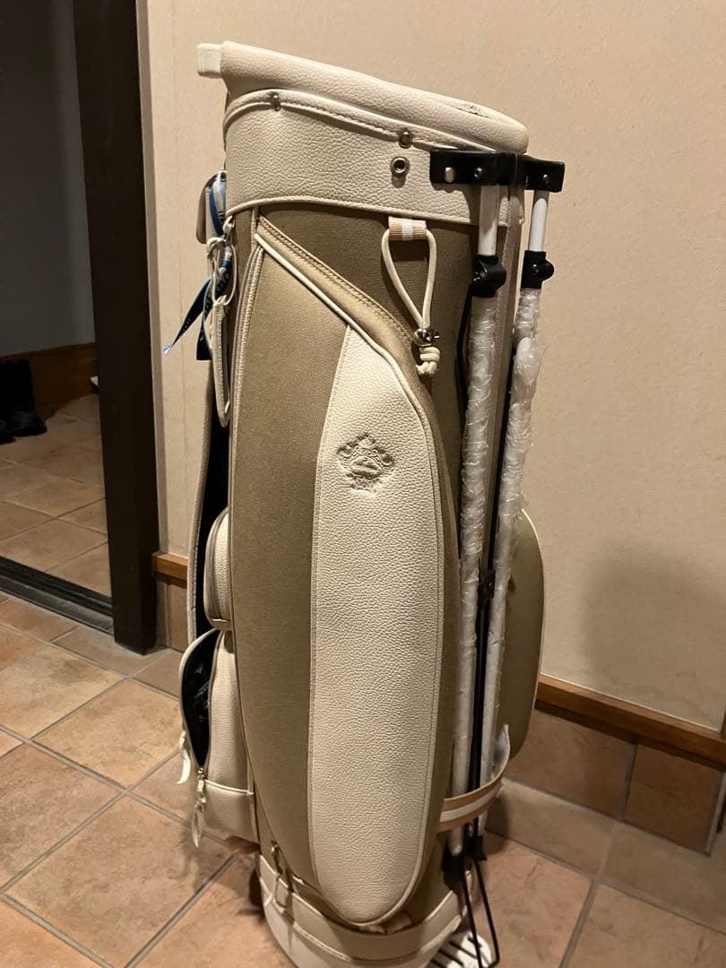 Orobianco ホワイト キャディバッグ【ほぼ新品】