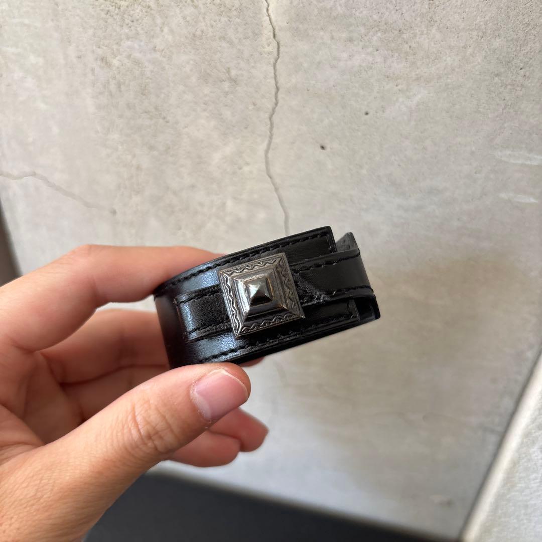 エルメス　レザー バングル 2点セット