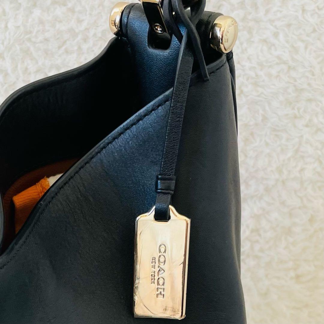 coach ショルダーバッグ ハンドバッグ 2way 斜めがけ 黒