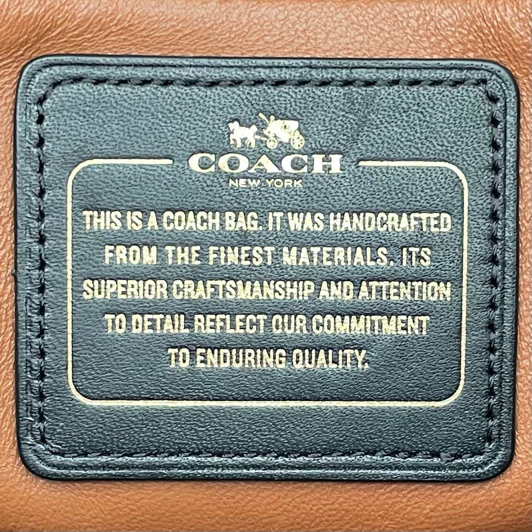 coach ショルダーバッグ ハンドバッグ 2way 斜めがけ 黒