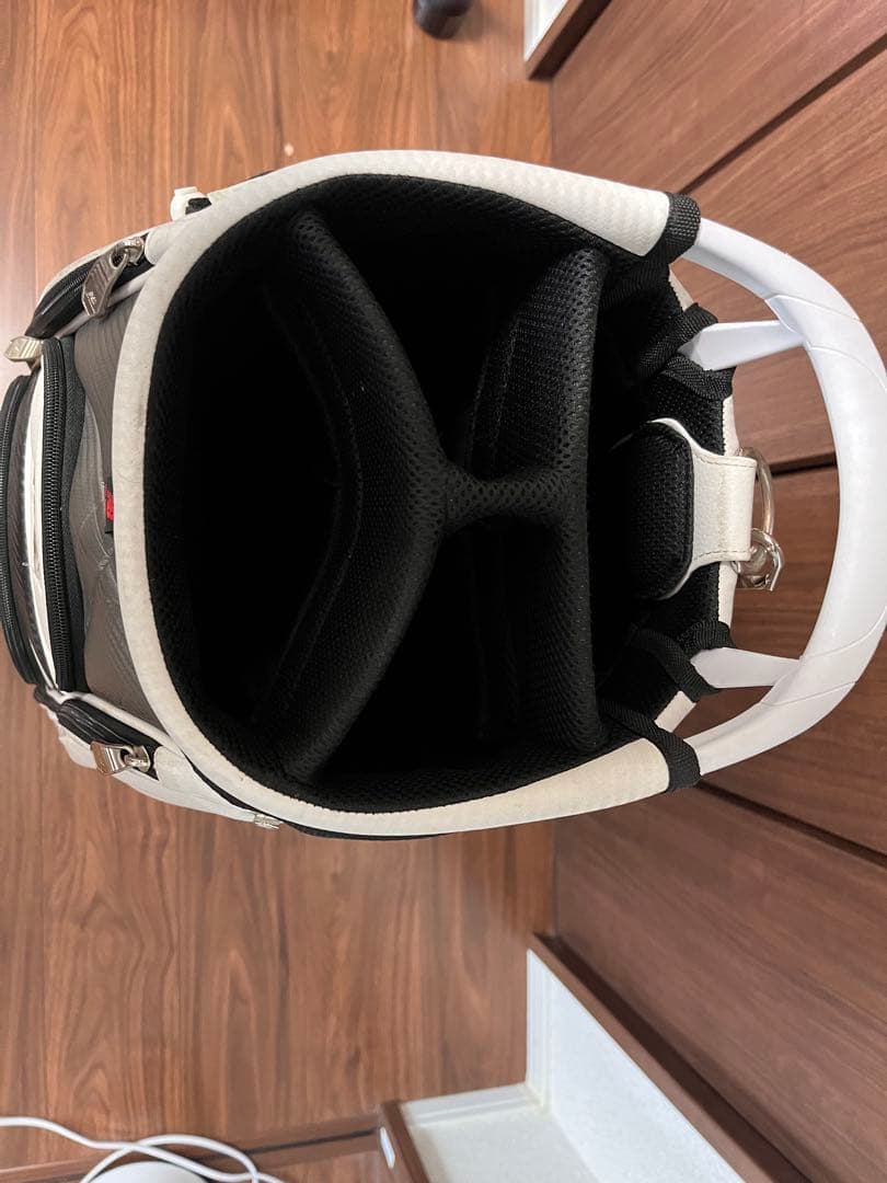 松ちゃんnew balance ゴルフバッグ ホワイト