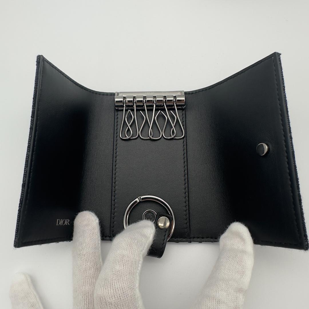 【新品未使用品】　クリスチャンディオール キーケース オブリーク