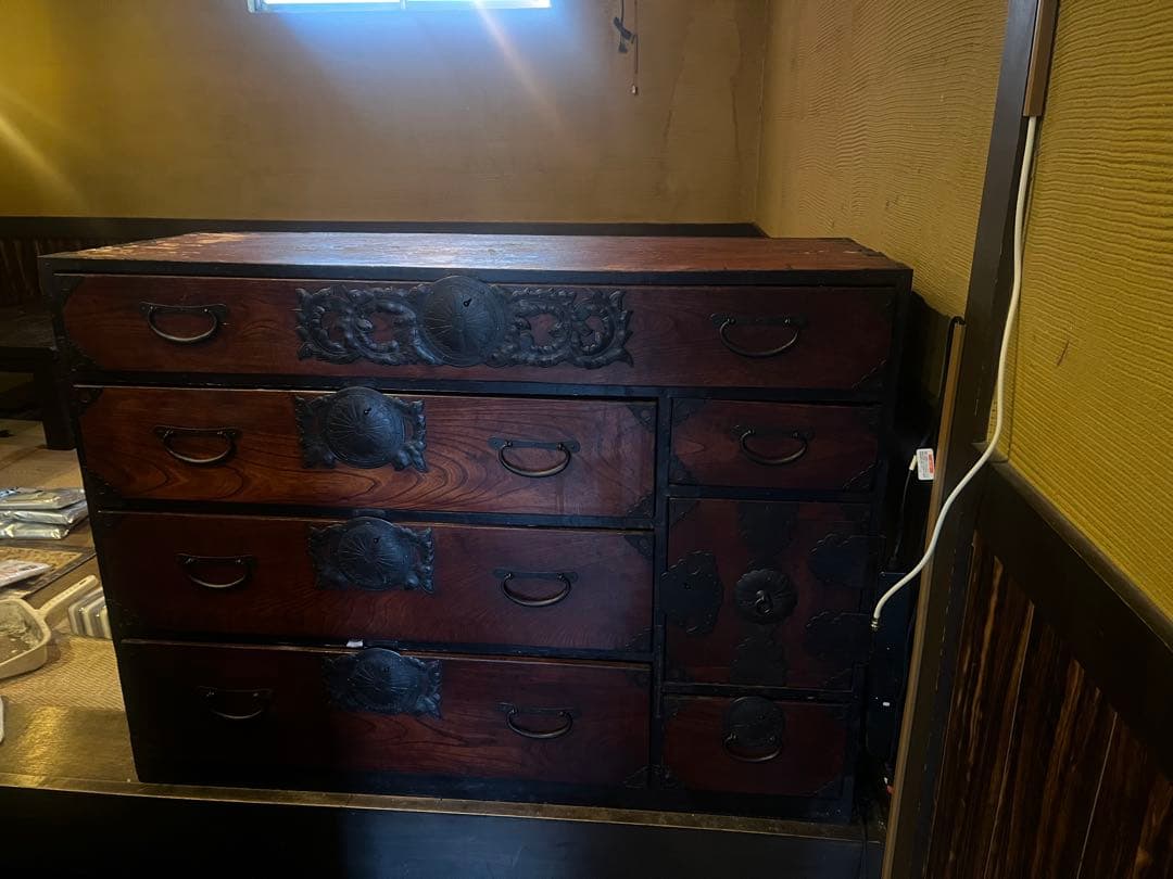 アンティーク日本タンス 仙台箪笥