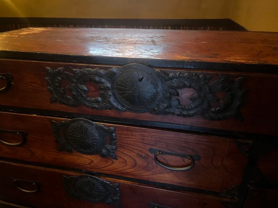 アンティーク日本タンス 仙台箪笥