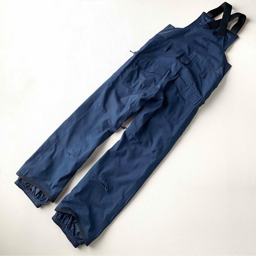 5464　バートン　ビブパンツ　メンズ　スノボウェア　中綿入り S ネイビー
