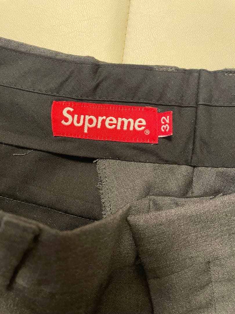 Supreme×Loro Piana 15fw wool trouser