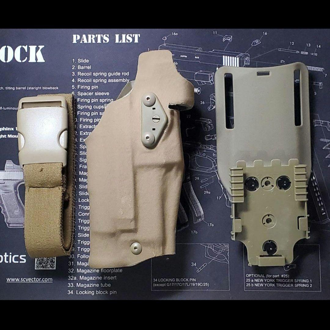 サファリランド　レプリカ　ホルスター　コヨーテブラウン　右用