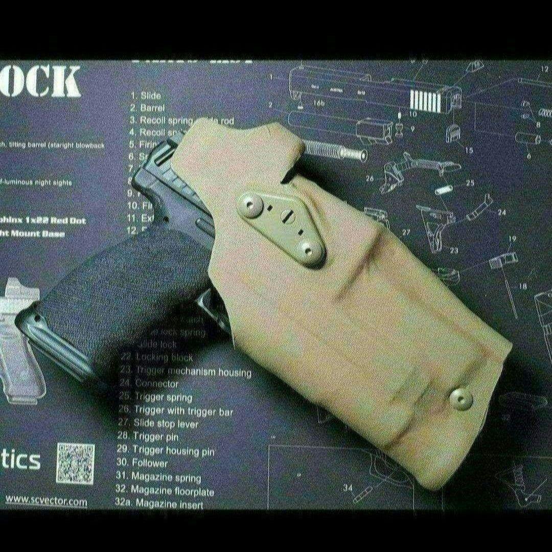 サファリランド　レプリカ　ホルスター　コヨーテブラウン　右用