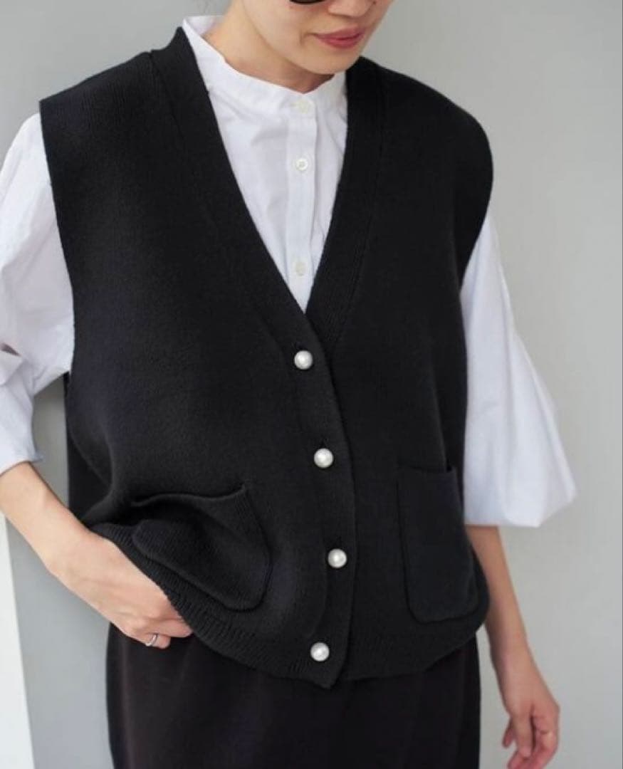 スロープイエナパールニットベスト