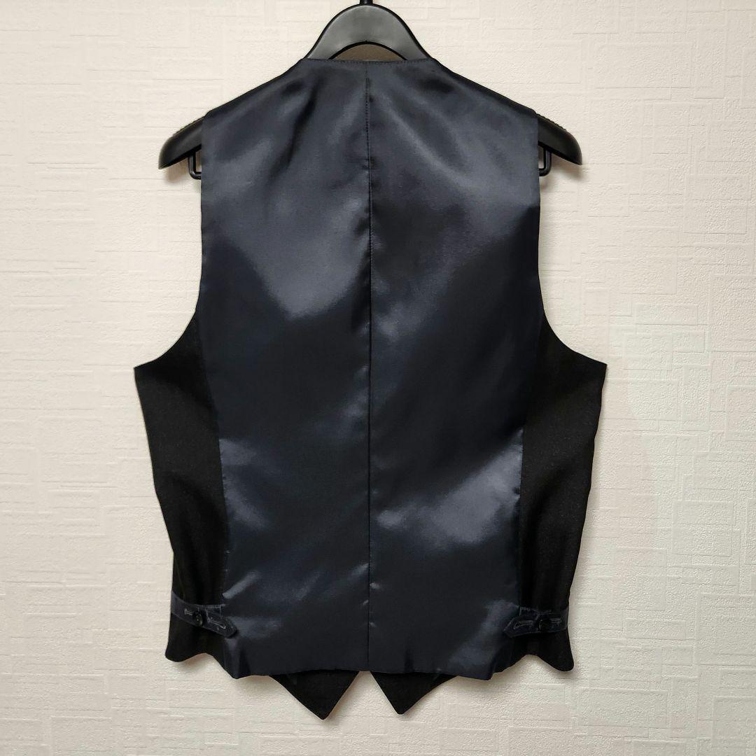 スーツセレクト　メンズ　スーツ　スリーピース　ダークグレー　標準体型