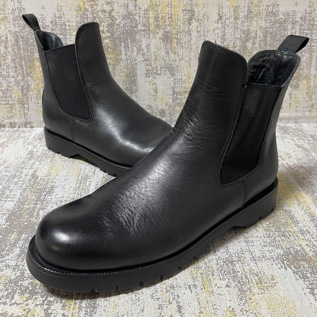 ★人気困難★クレマン GLR コラボ サイドゴアブーツ【27】ブラック 美品