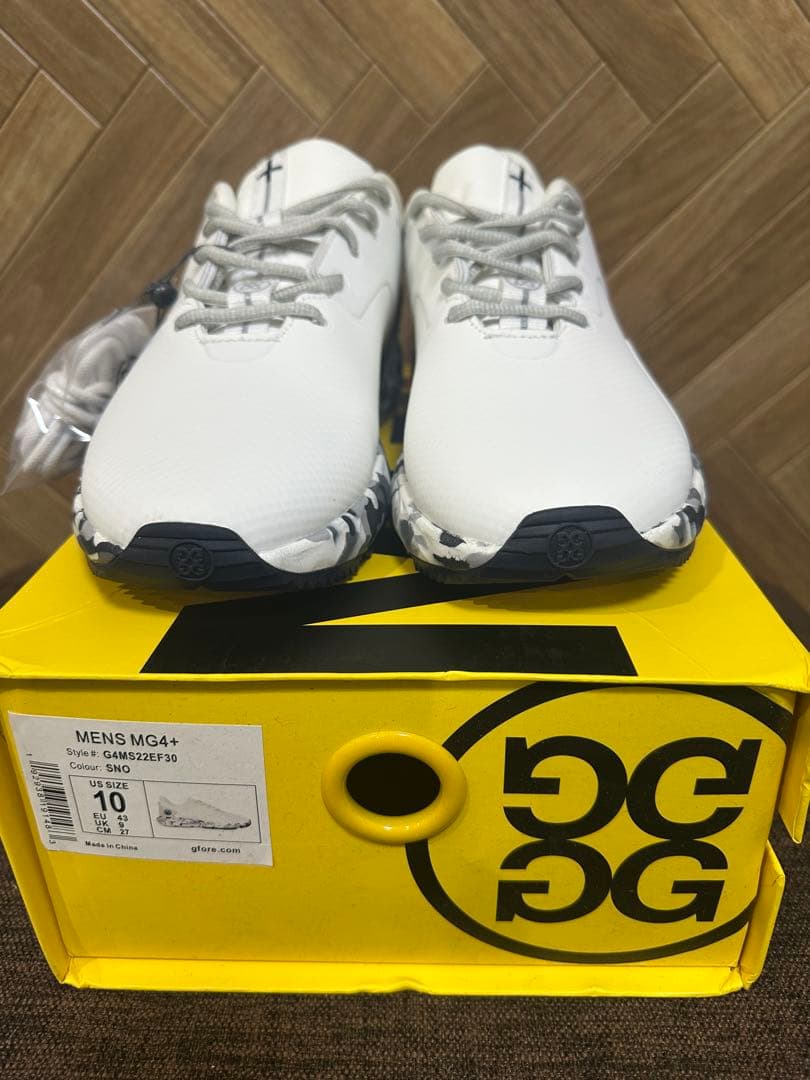 G/FOREメンズシューズMG4+ 迷彩ホワイト　27㎝