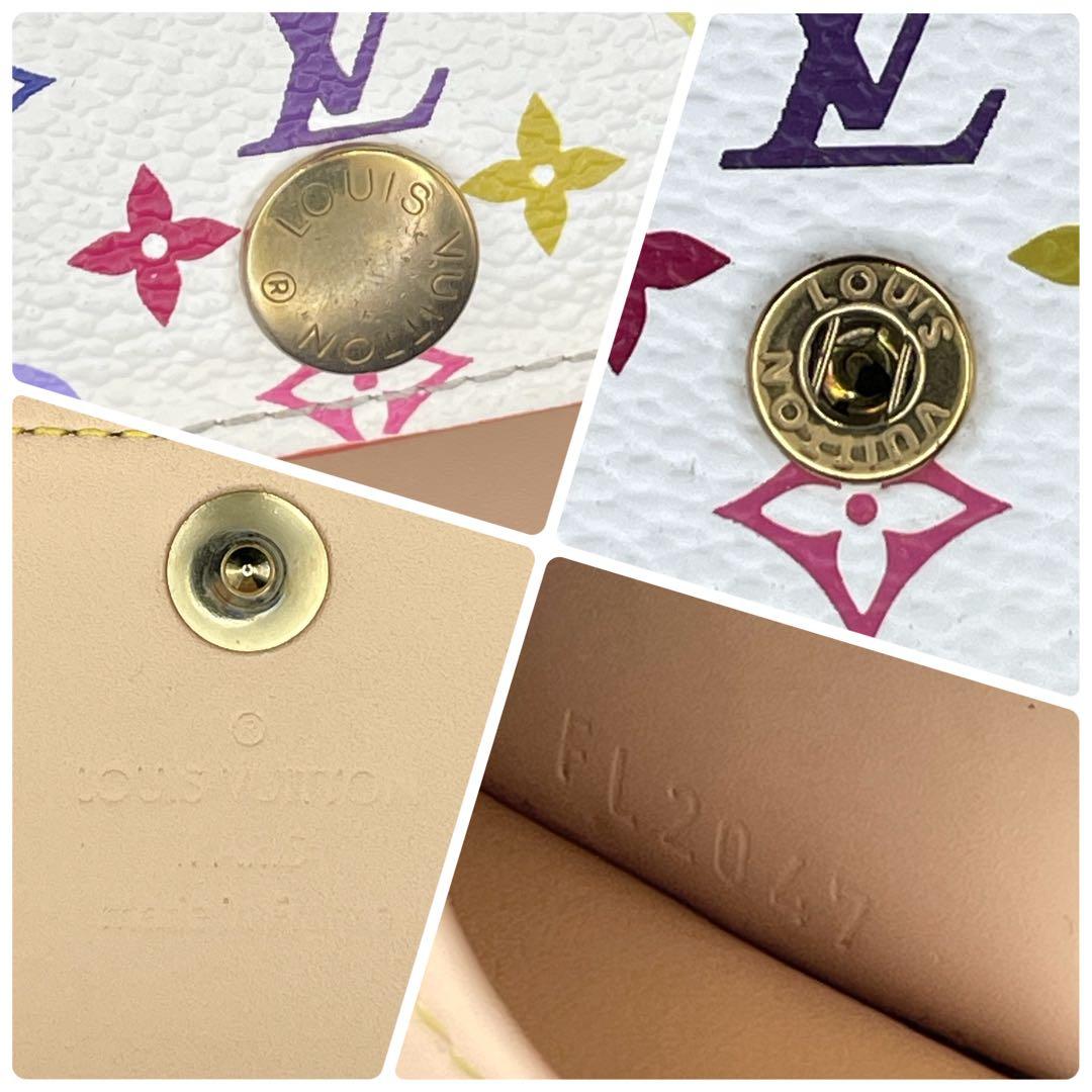 【美品✨希少】ルイヴィトン マルチカラー ミュルティクレ4 FL2047 白