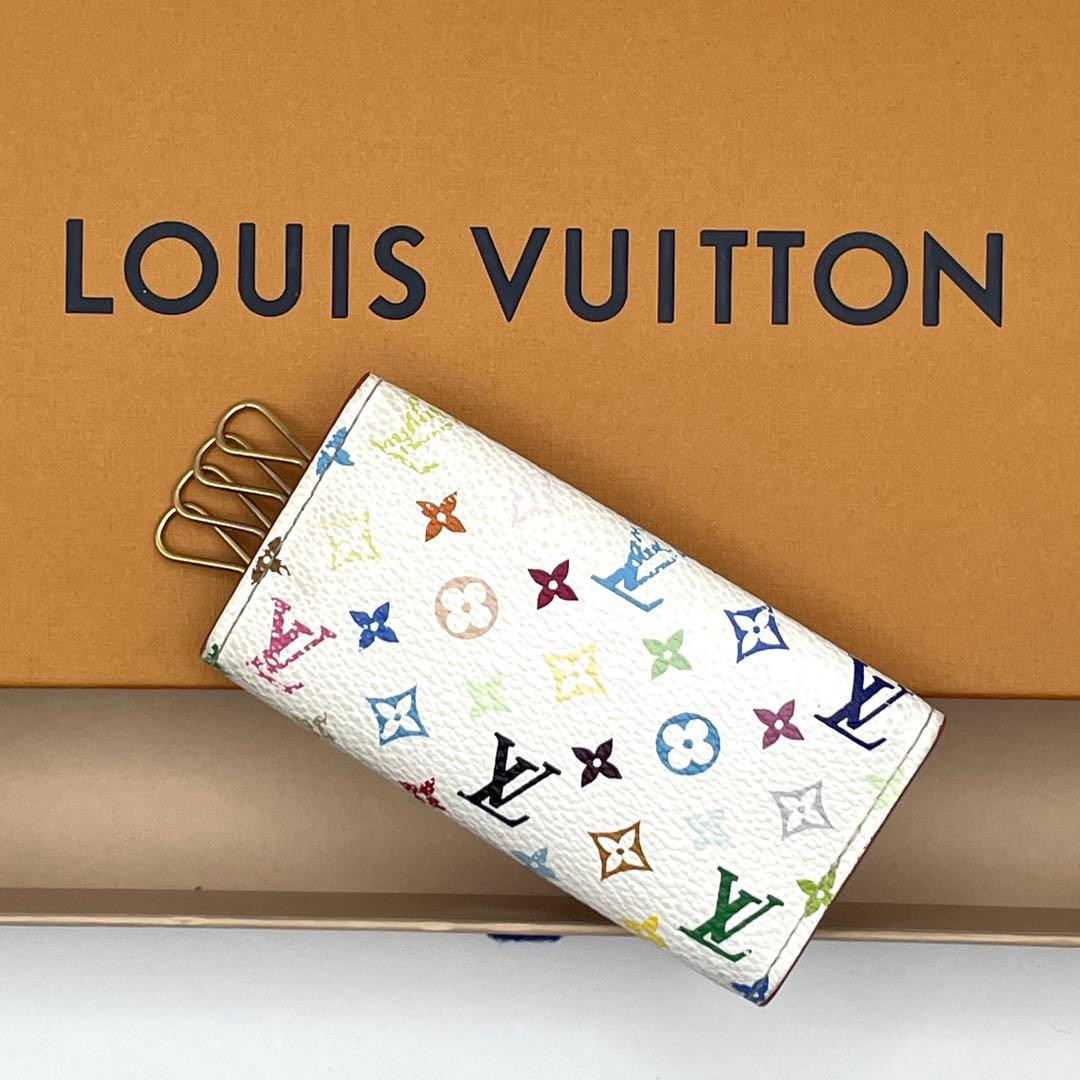 【美品✨希少】ルイヴィトン マルチカラー ミュルティクレ4 FL2047 白