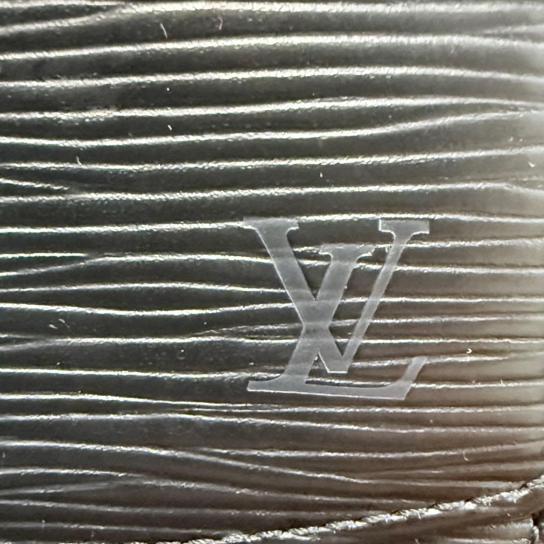 【美品】ルイヴィトン ポルトモネ エピ ノワール M63412　ケース