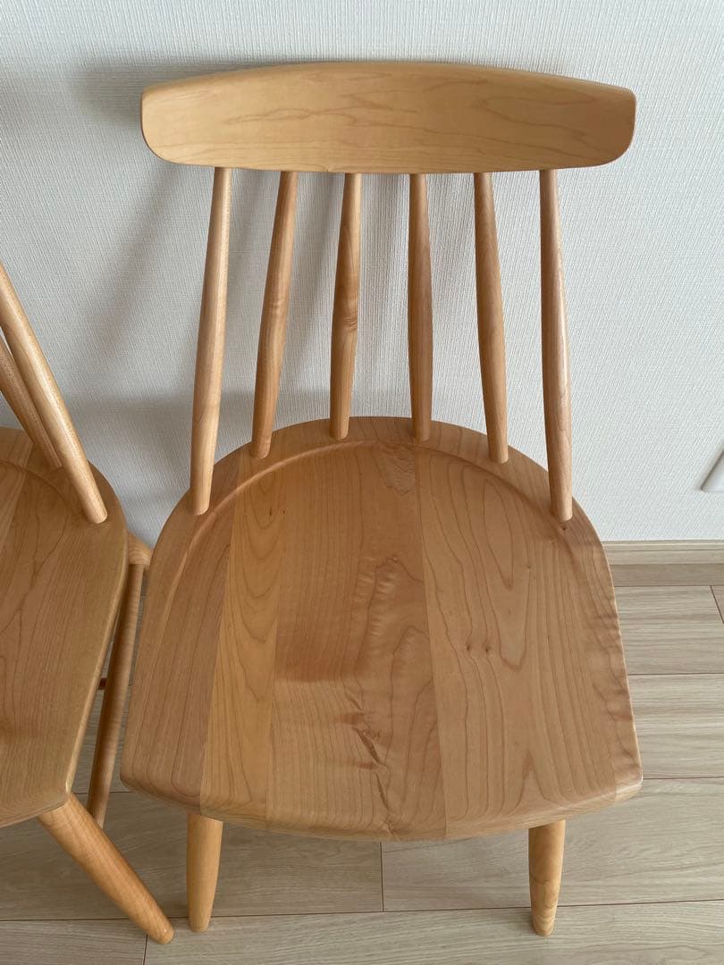 KEYUCA メイシリーズ ダイニングチェア ウィンザーチェア 1脚