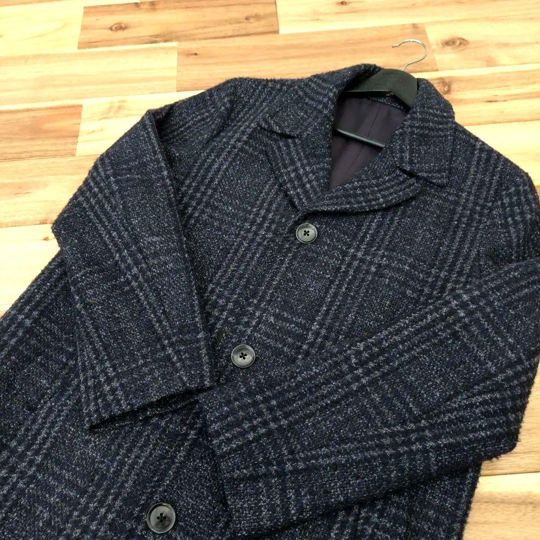 ✨️美品✨️ポール・スミス ウールチェスターコート チェック柄