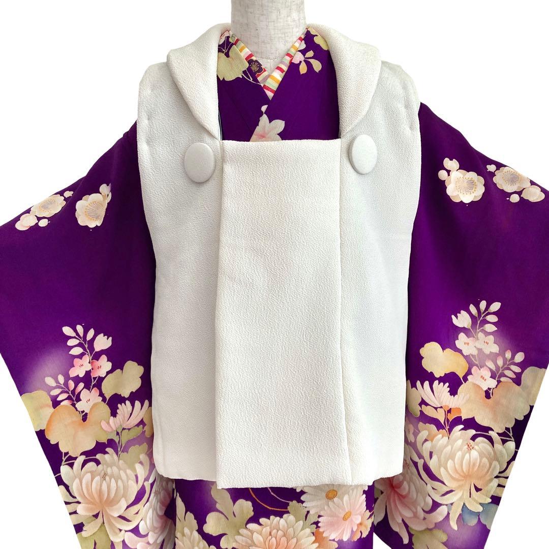 アンティーク　鳳凰　女の子　七五三　子供着物　 アンティーク着物　縮緬　NO6