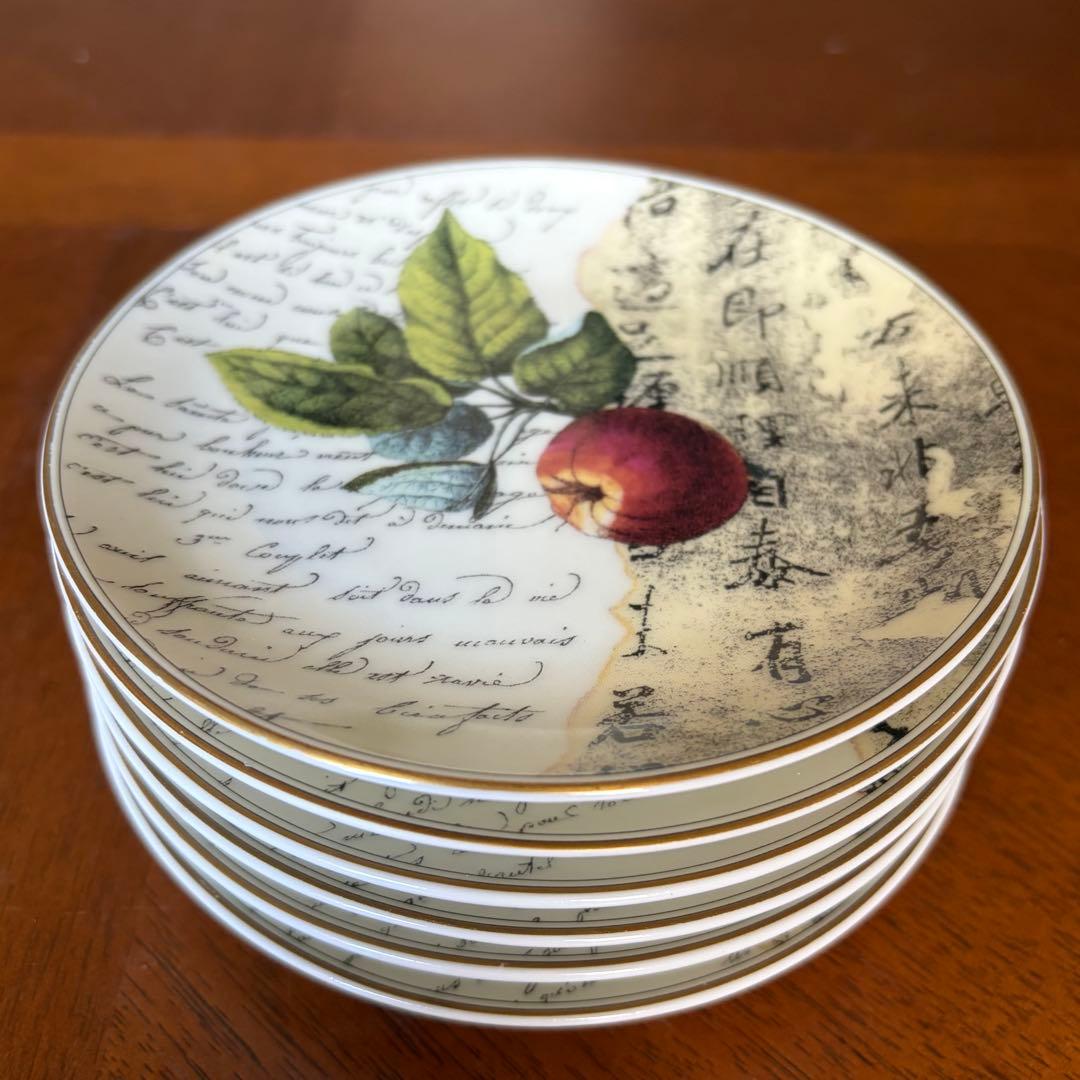 【希少品】ベルナルドリモージュ★ポエジー★パン・ケーキ皿6枚