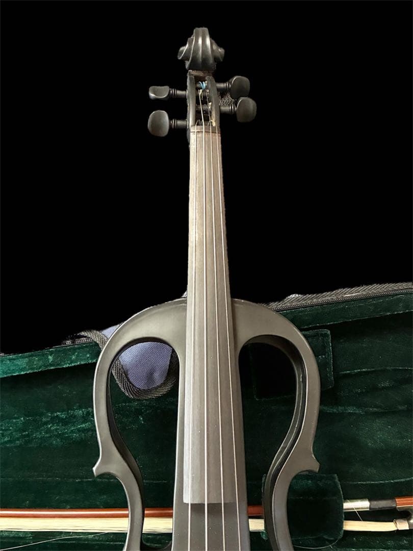 美品 hallstatt ハルシュタット CV-210E エレキバイオリン 黒