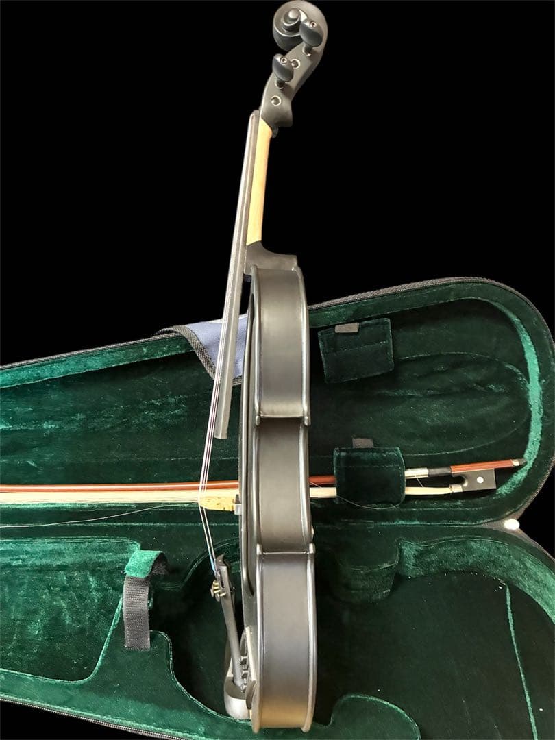 美品 hallstatt ハルシュタット CV-210E エレキバイオリン 黒