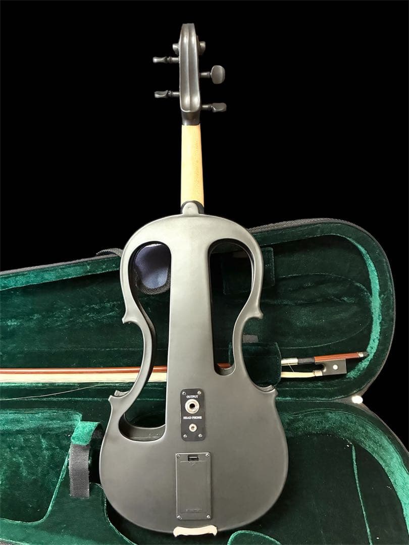 美品 hallstatt ハルシュタット CV-210E エレキバイオリン 黒