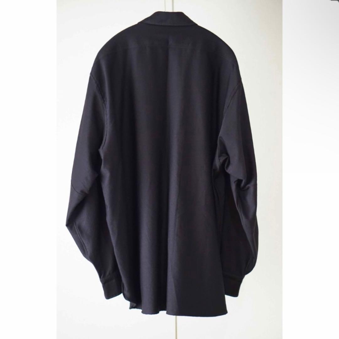 【希少品】comoli ウールモールスキンワークシャツ サイズ 1