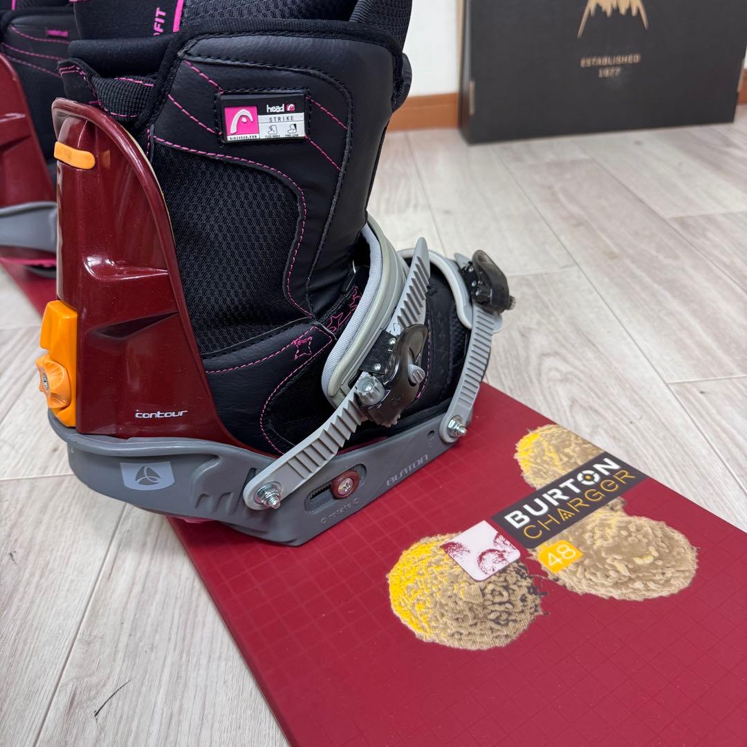 専用Burton x HEAD スノーボード 148cm ブーツ25cm