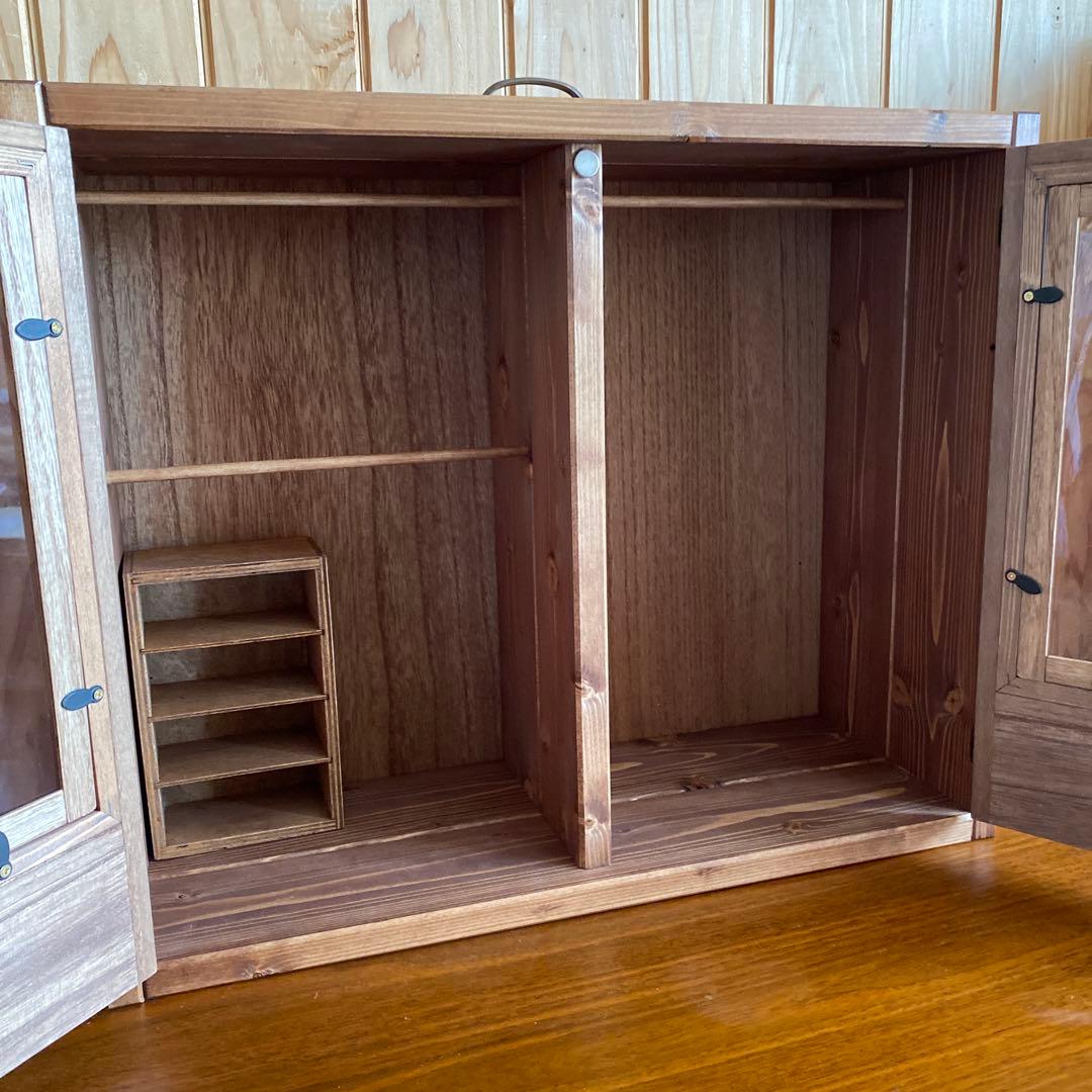 apricot　人形用木製収納ケース(BOX付き) ハンドメイド　ブライス