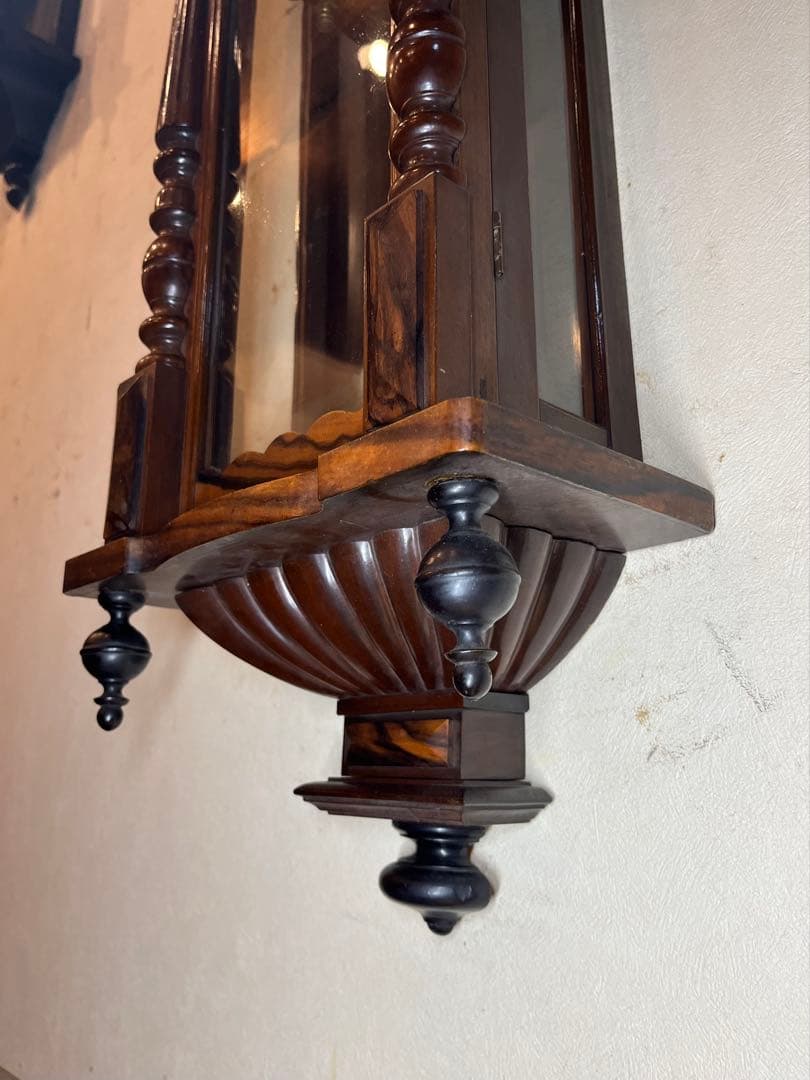 精工舎　ベルリン　柱時計　古時計　振り子　ゼンマイ　ボンボン　ユンハンス